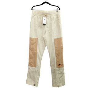 NWT Nike Womens Sportswear Pants City Utility Woven High-Rise White Size L